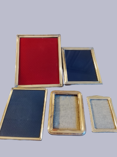 Marcos de fotos de plata 9.25 genuino vintage