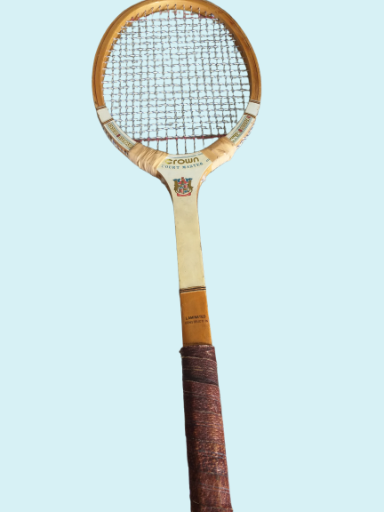 Raqueta de tenis vintage Crown
