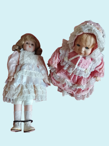 Muñecas antiguas de porcelana