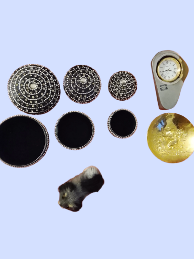 Conjunto de cajas decorativas hechas a mano