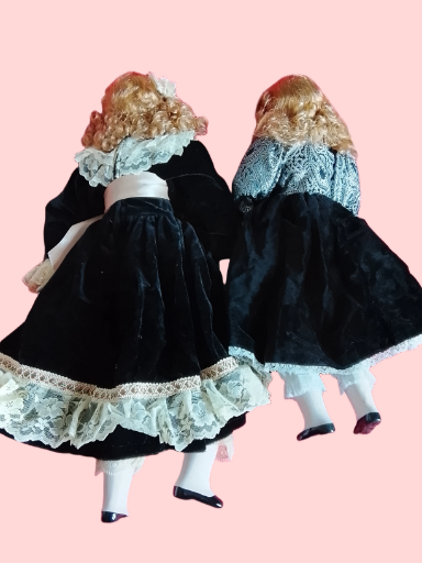 Muñecas antiguas de porcelana