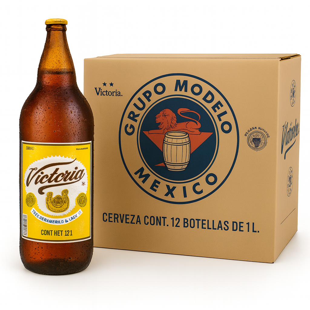 Carton Cerveza Victoria Mega