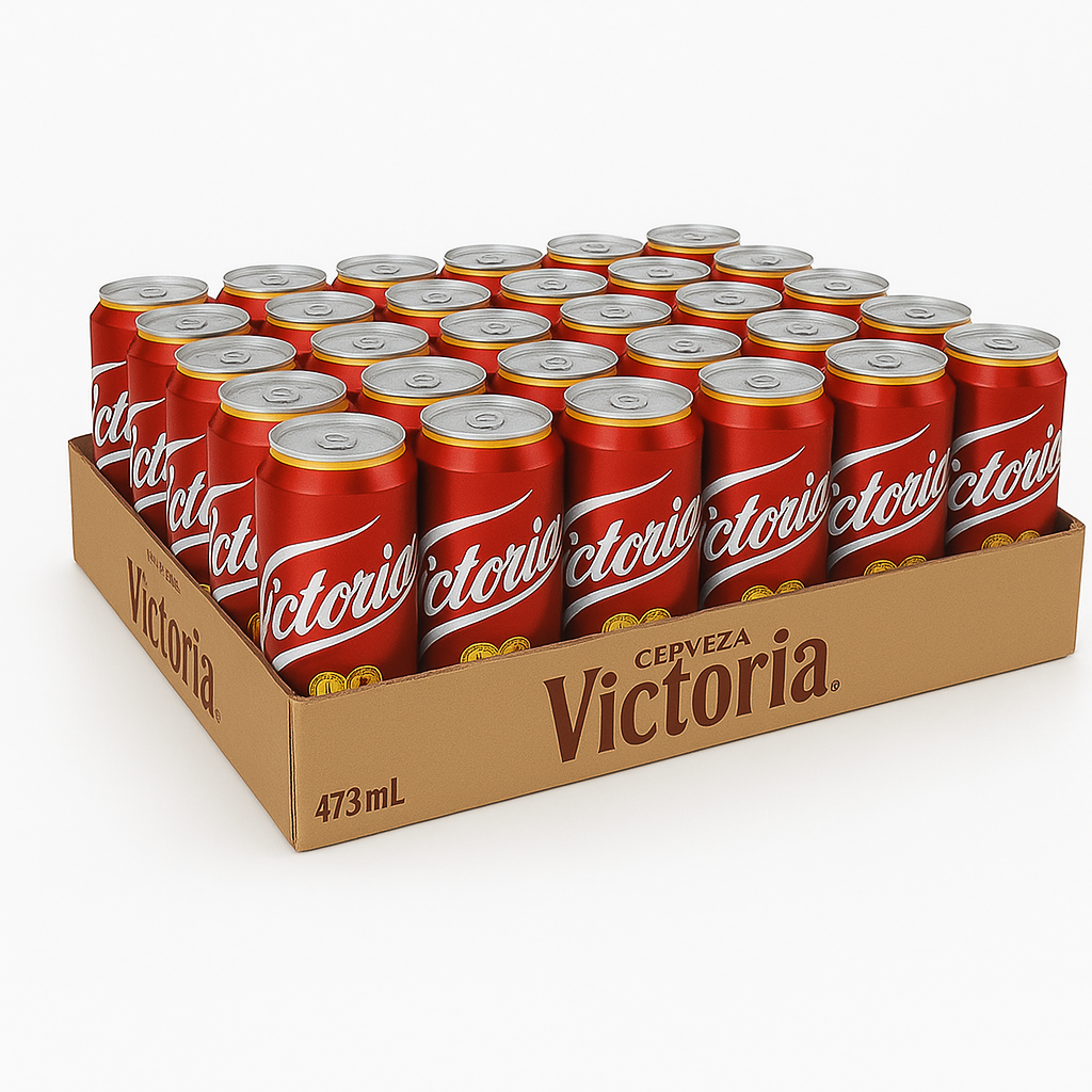 Charola de Cerveza Victoria Laton 473ml