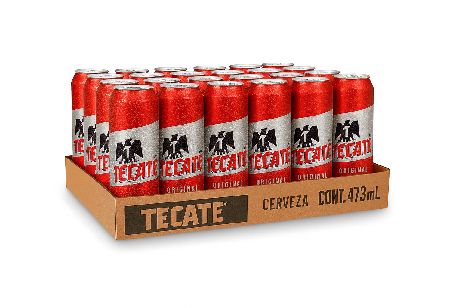 Charola Cerveza Tecate Original 473ml