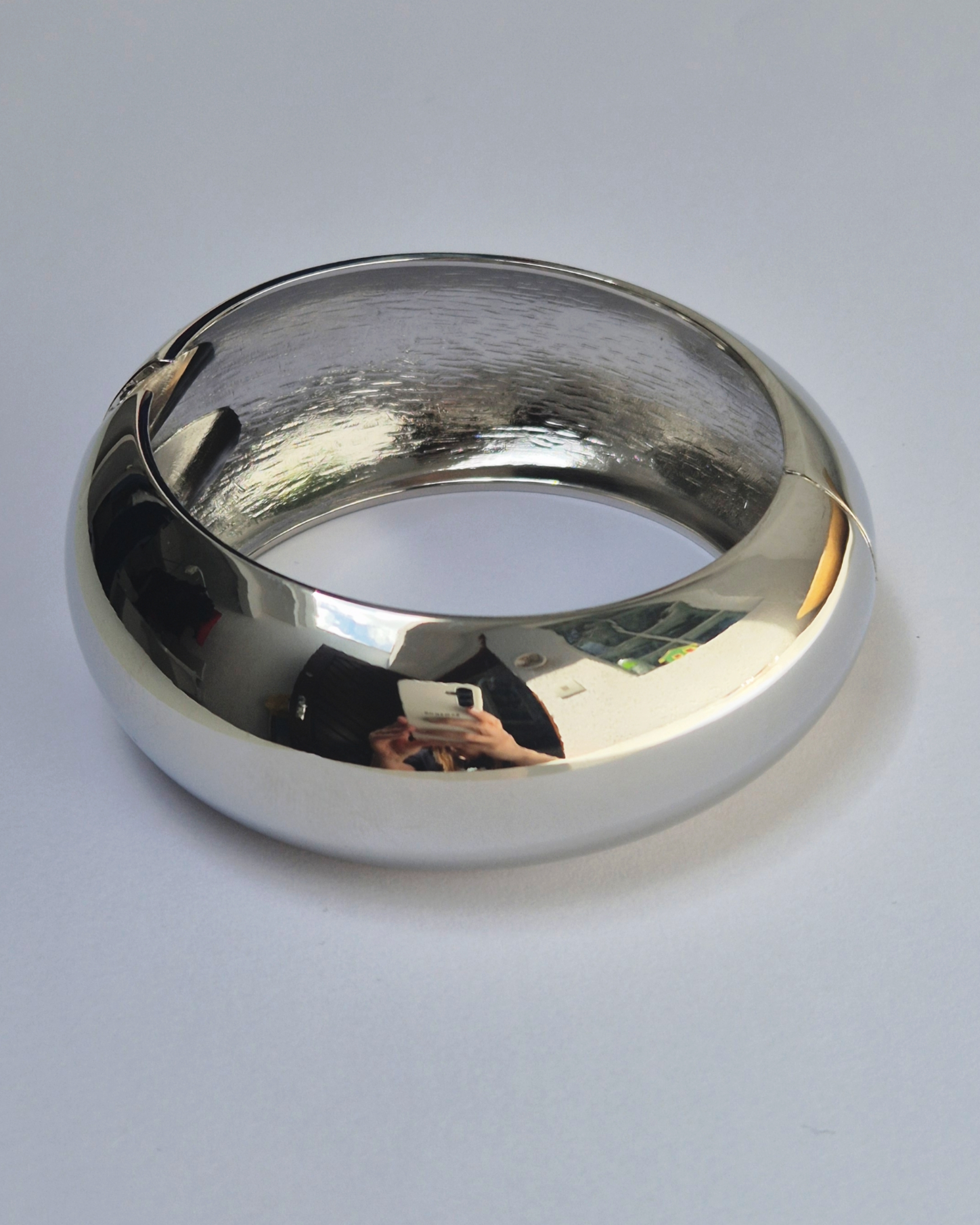 Bracelete Prateado Camp Nou