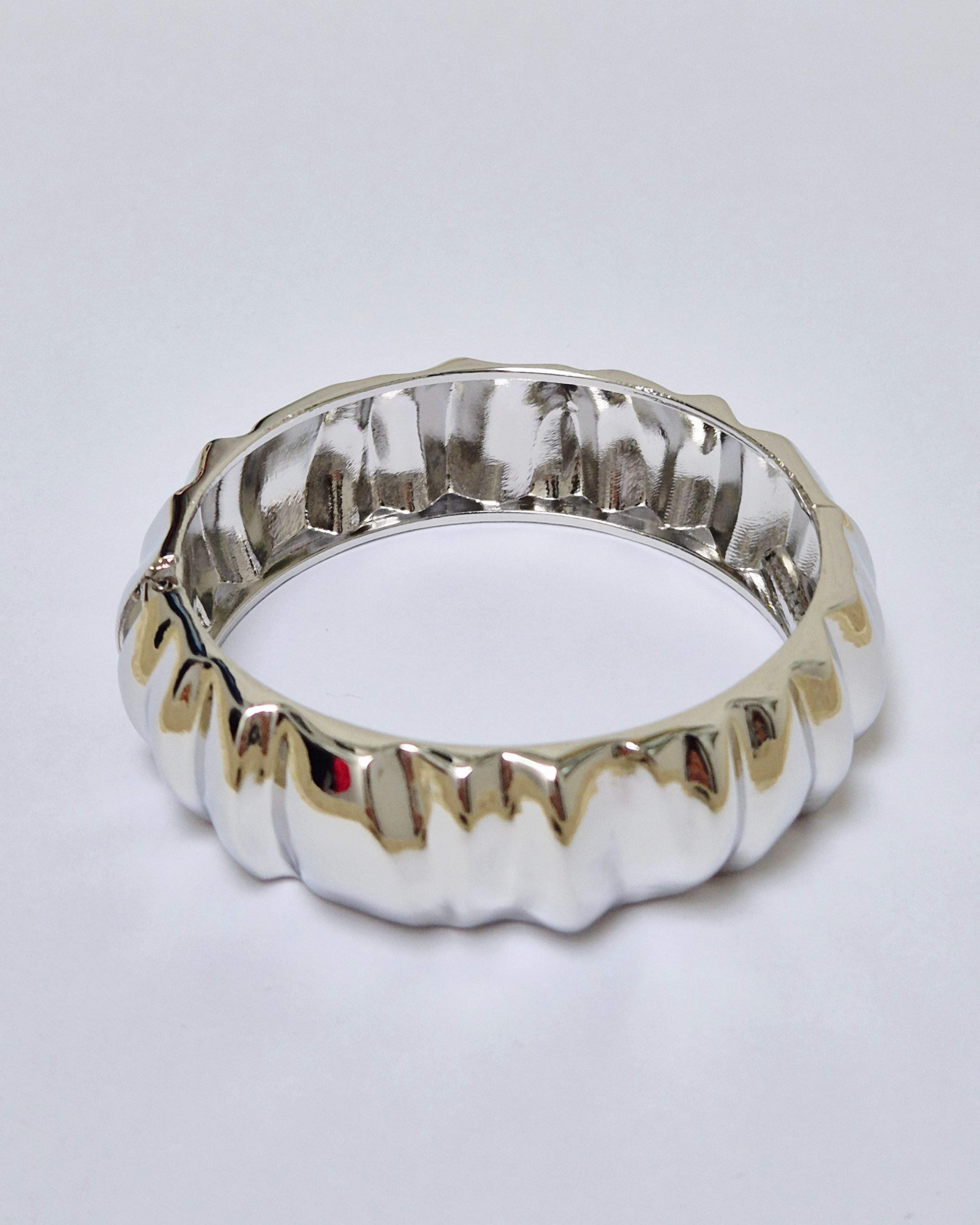 Bracelete Coroa Prateado