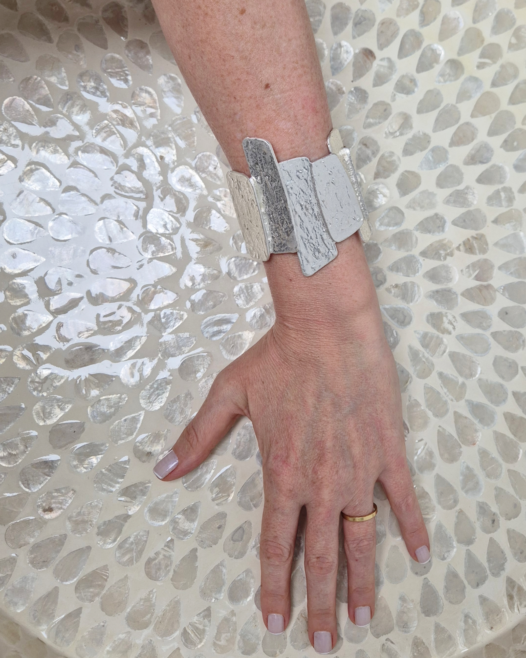 Bracelete Prata Antebraço 