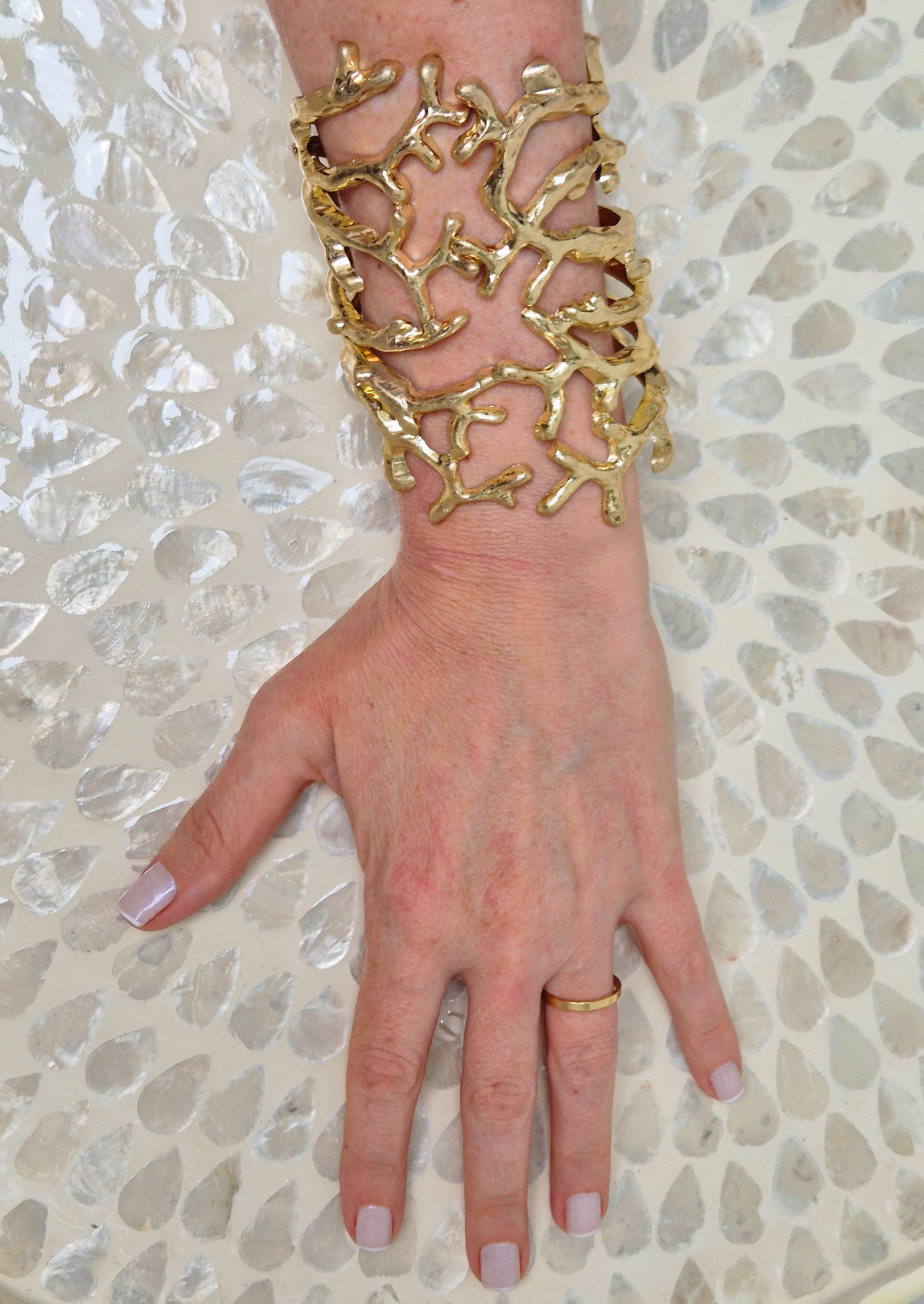Braceletes Prateado e Dourado