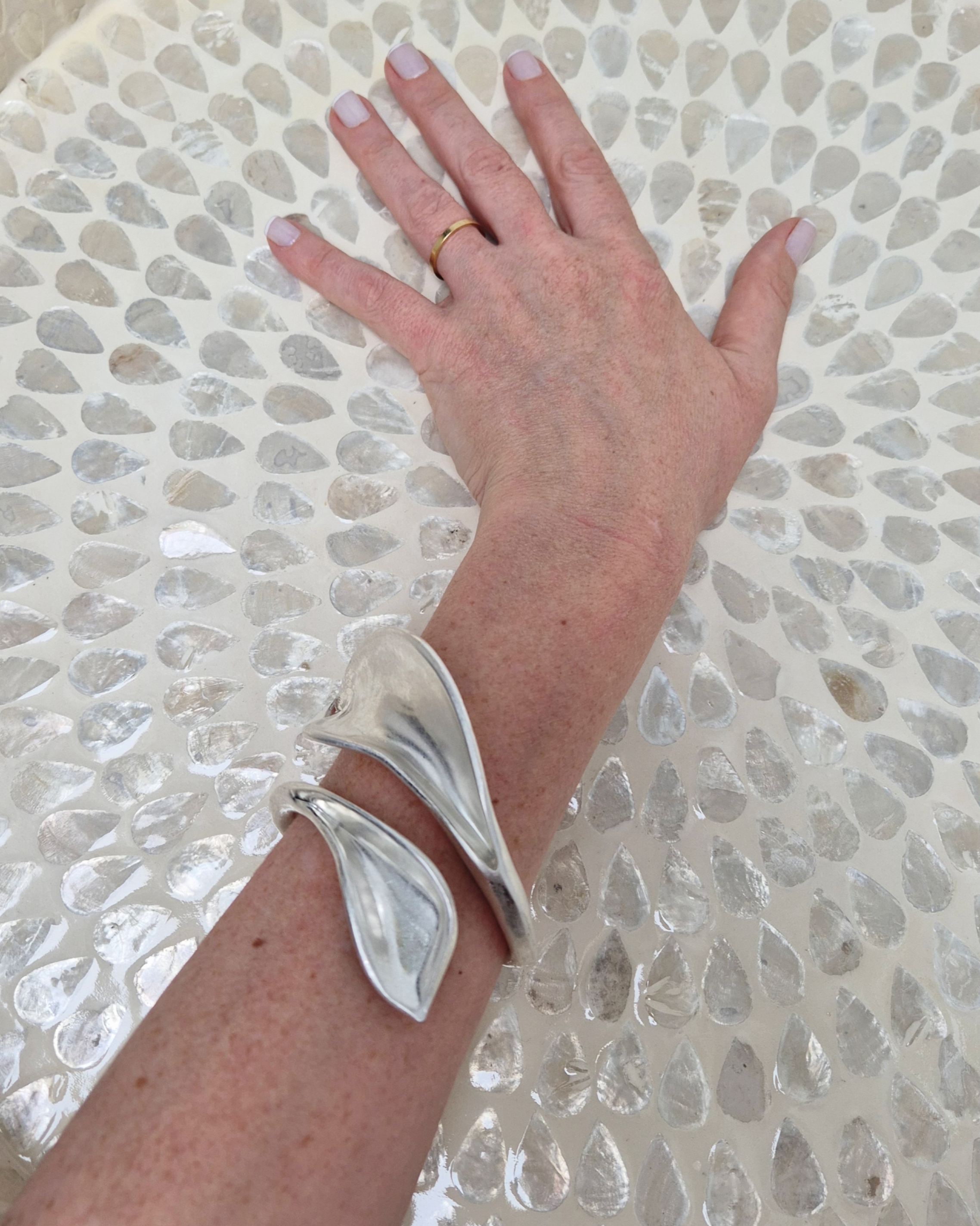 Bracelete Prata Antebraço 