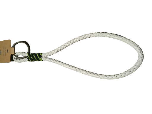 Braided Leather Keychain