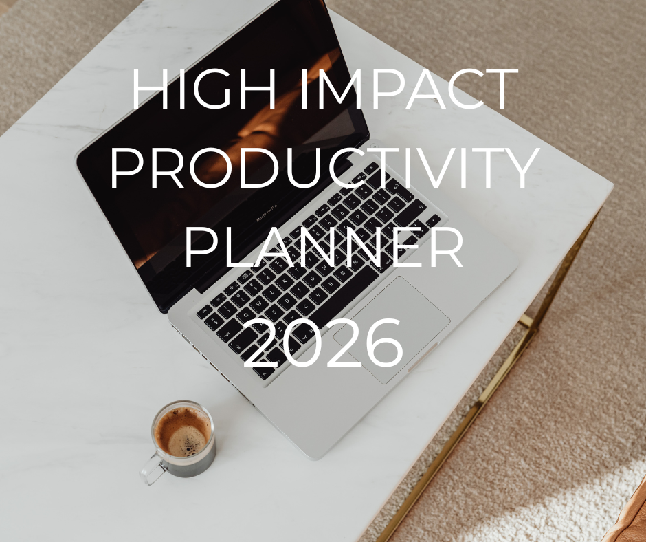 HIGH IMPACT PRODUCTIVITY PLANNER 2026