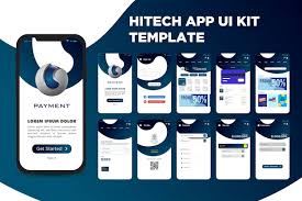 HiTech App UI Kit Template