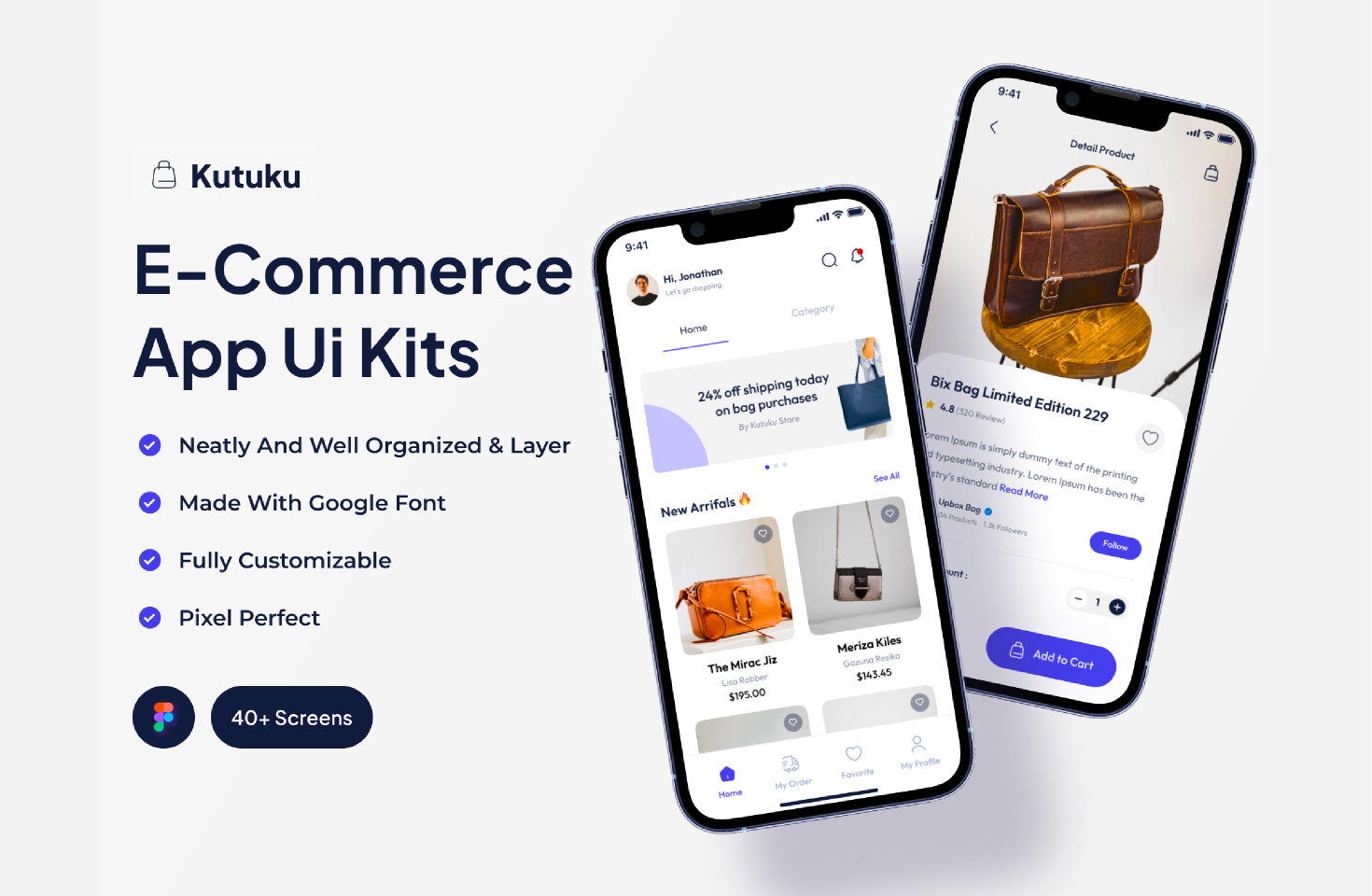 E-Commerce App UI Kit