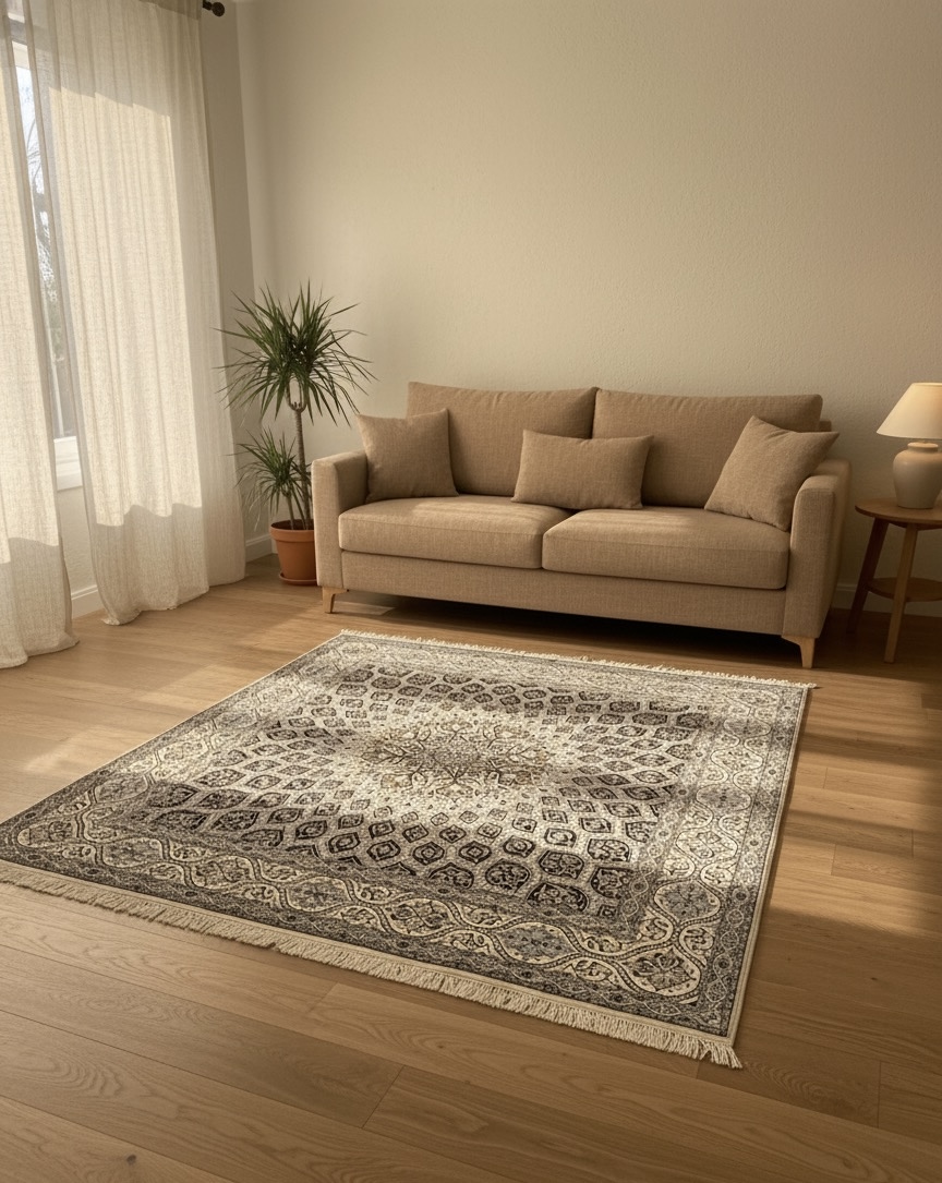 Tappeto Persiano Nain Extra Fine 200×200 cm