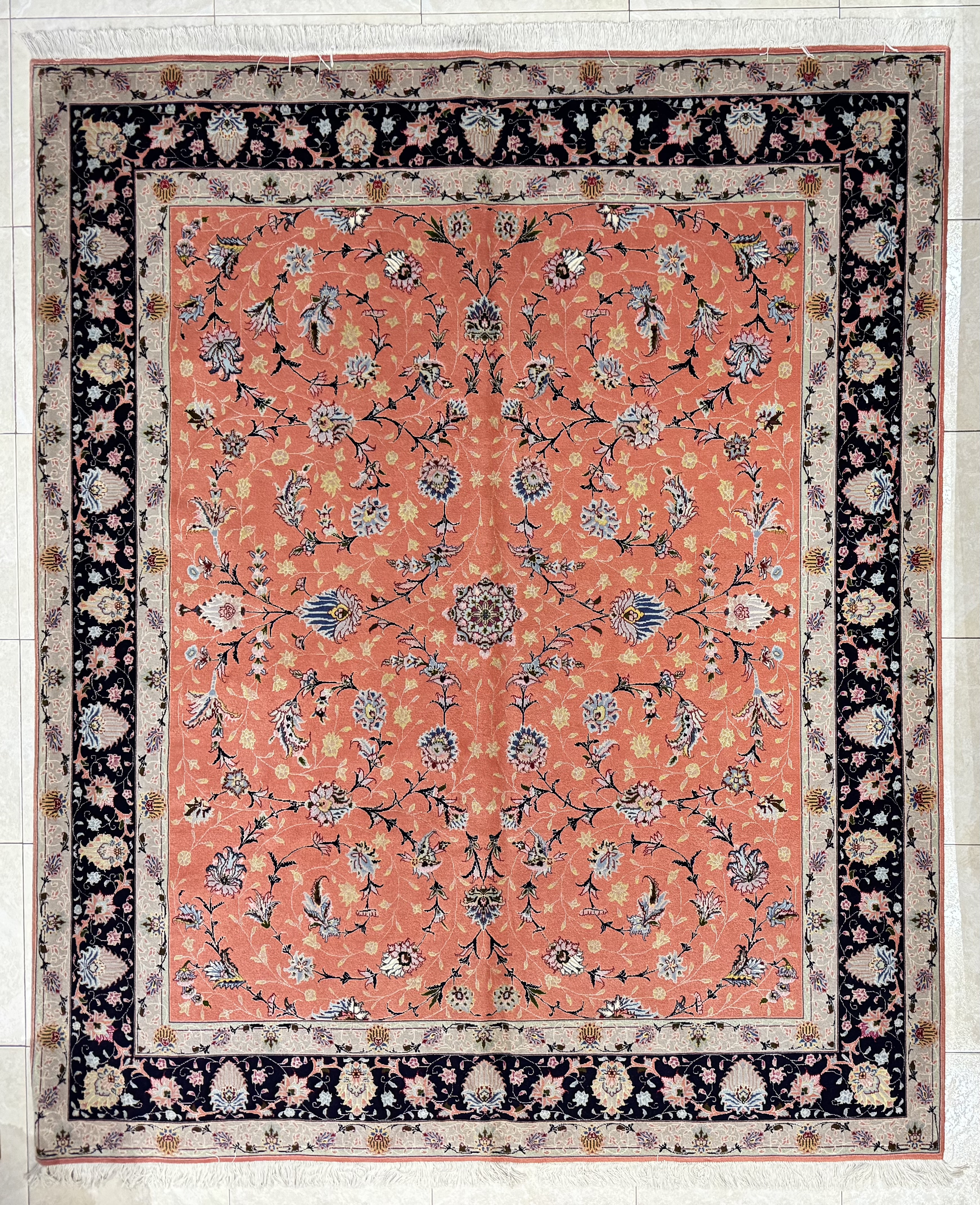 Tappeto Persiano Tabriz Fine 200×242 cm