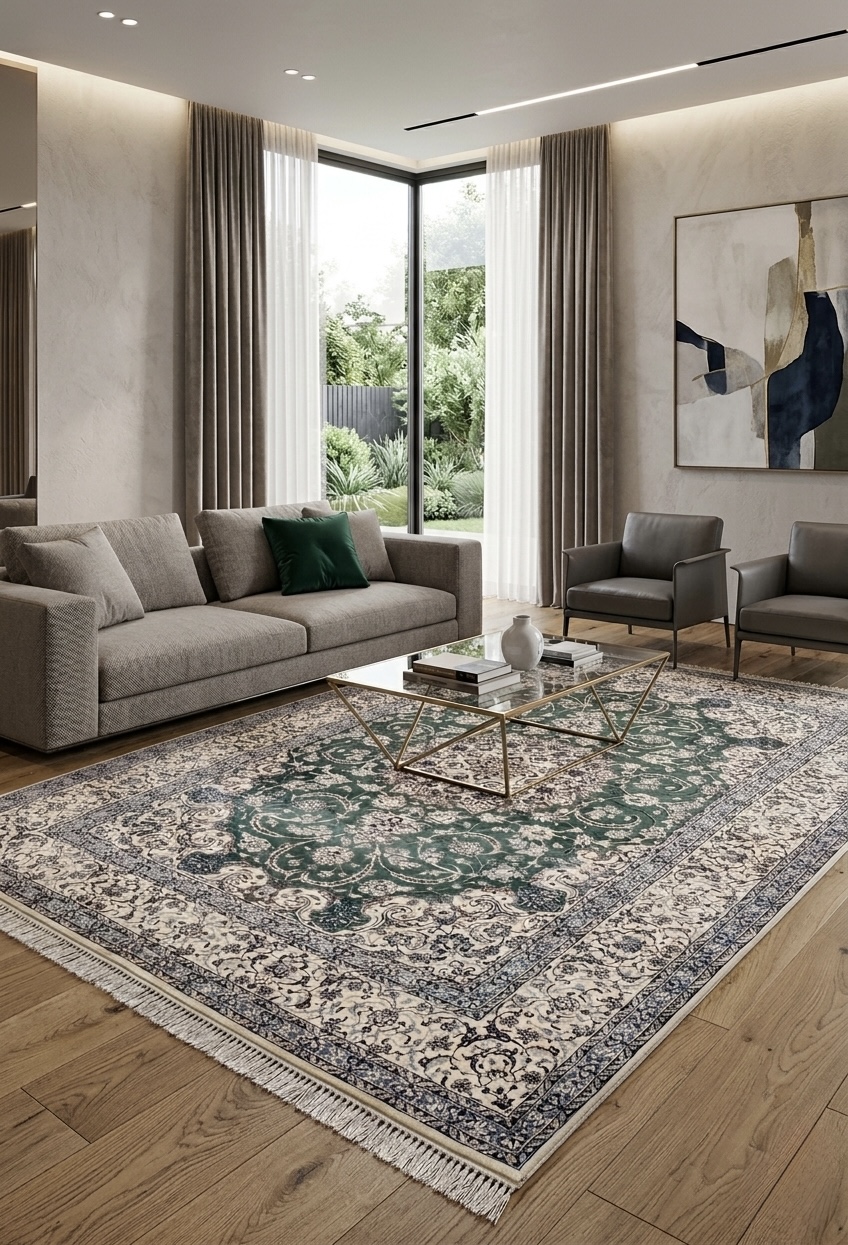 Tappeto Persiano Nain 6 Fili Extra 200×291 cm