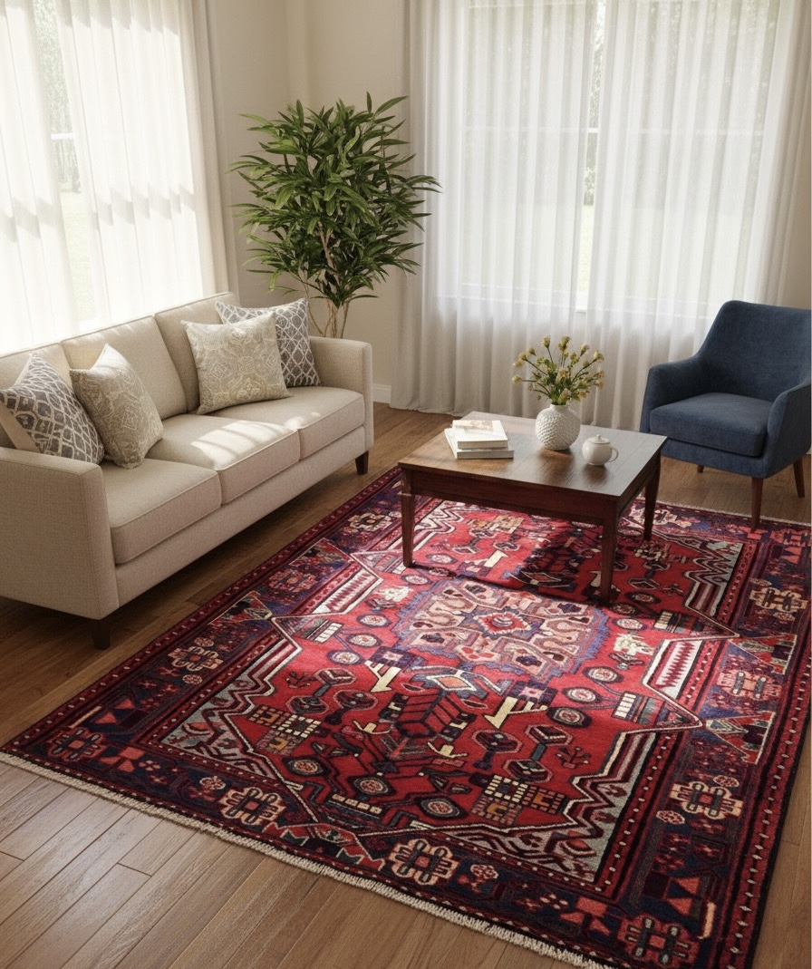 Tappeto Persiano Nahavand 116×145 – Modello 990