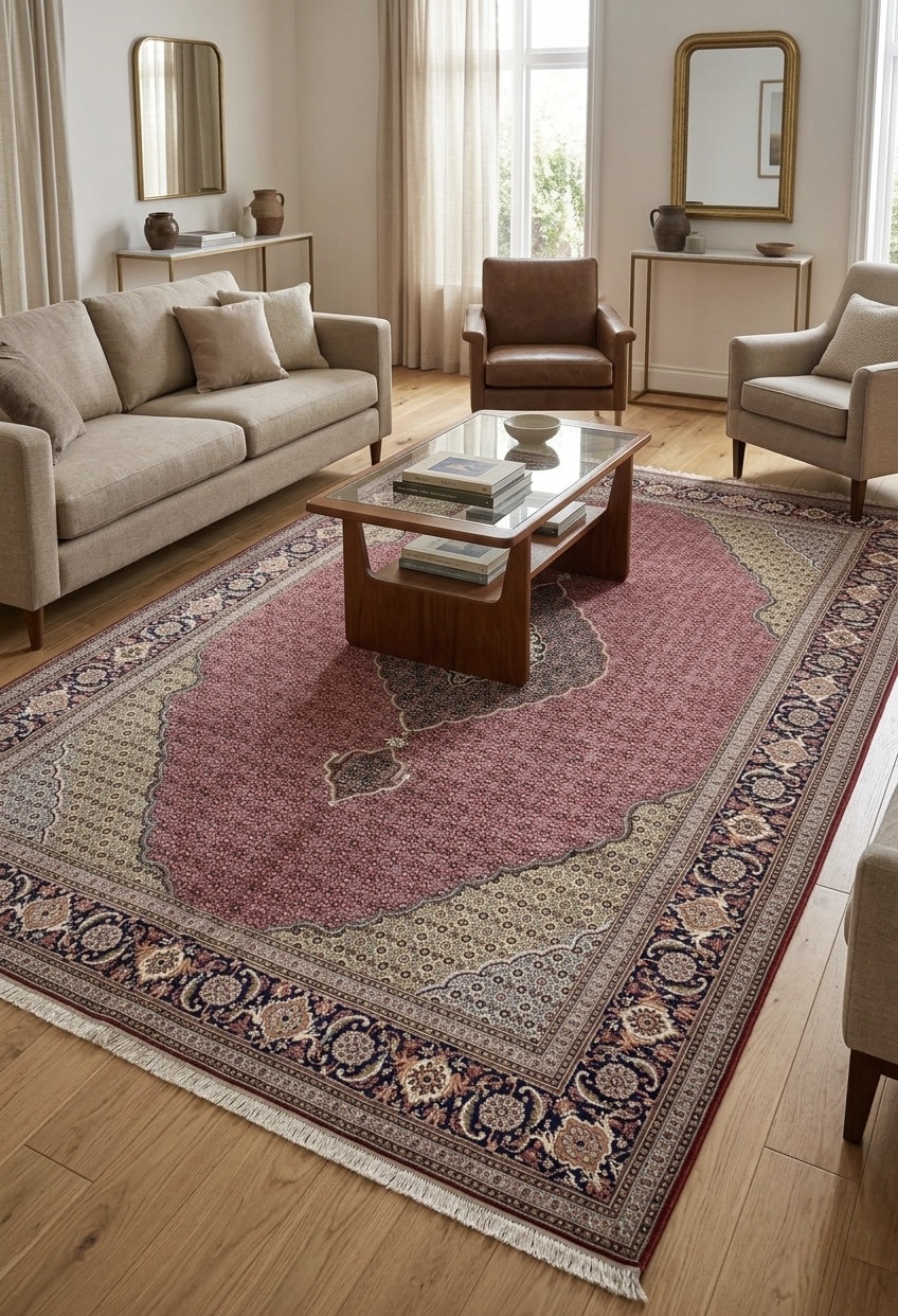 Tappeto Persiano Tabriz Extra Fine 208×307 cm