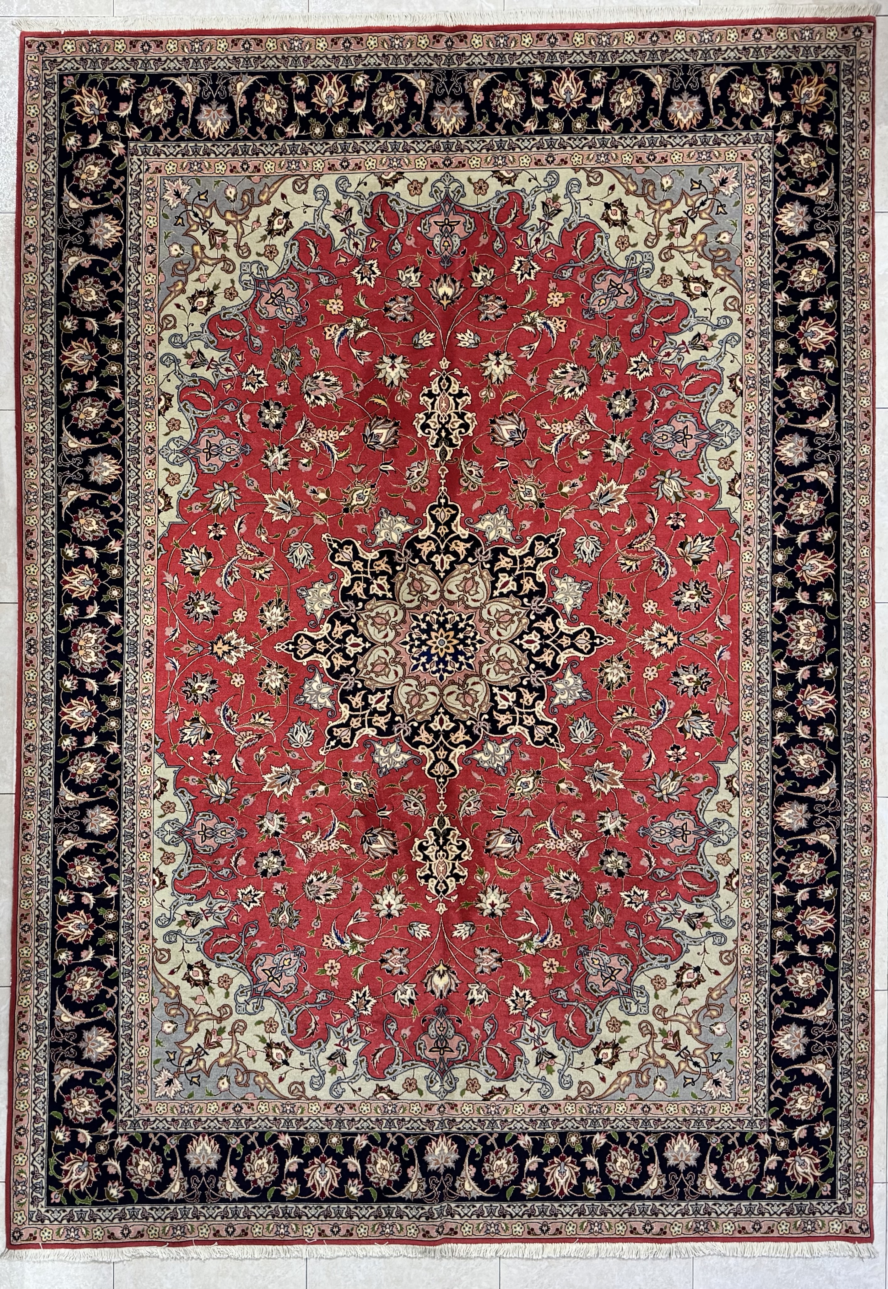 Tappeto Persiano Tabriz Fine 198×282 cm