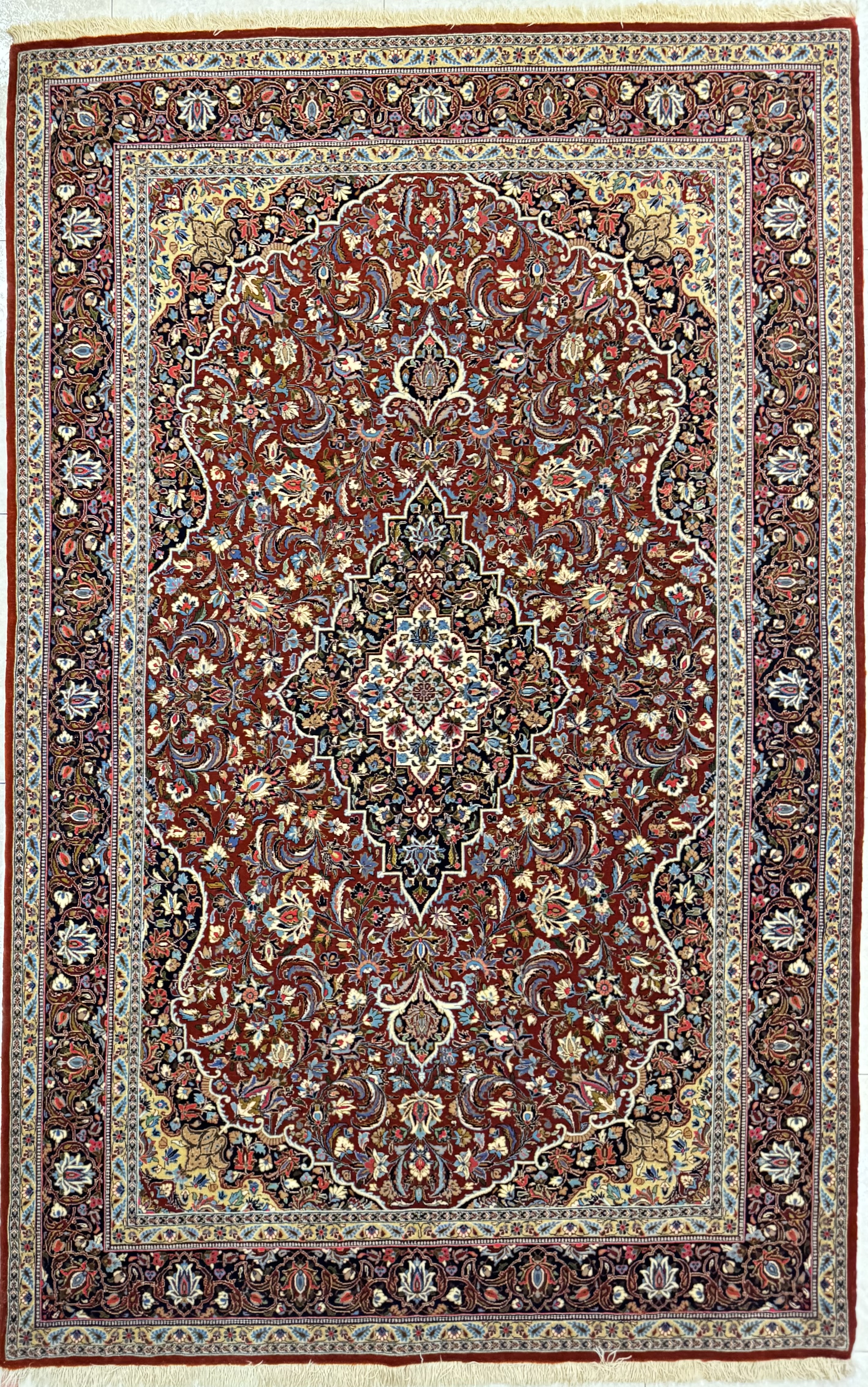 Tappeto Illam trame in seta extra fine 141×220 cm