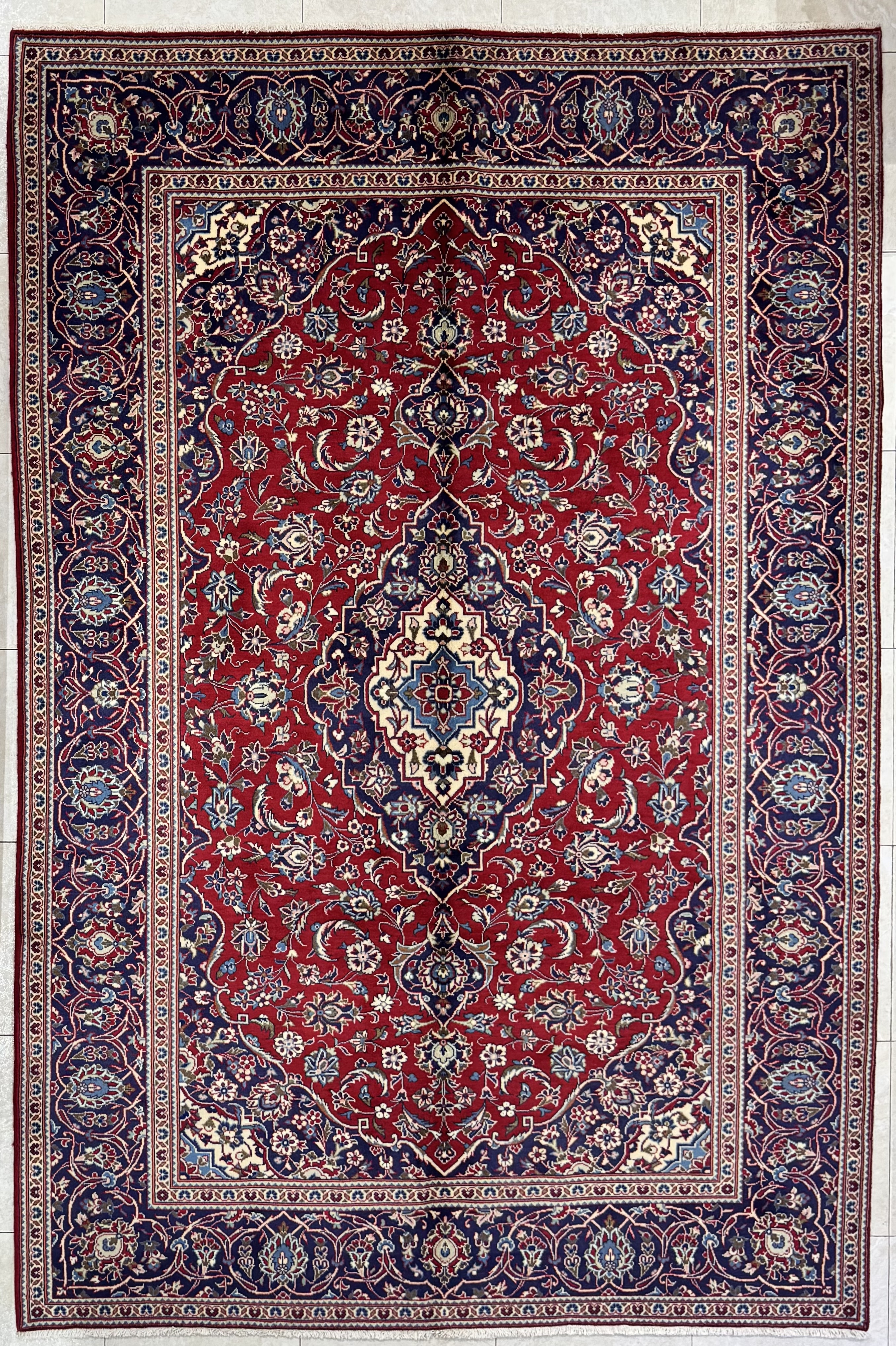 Tappeto Persiano Kashan 197×297 cm