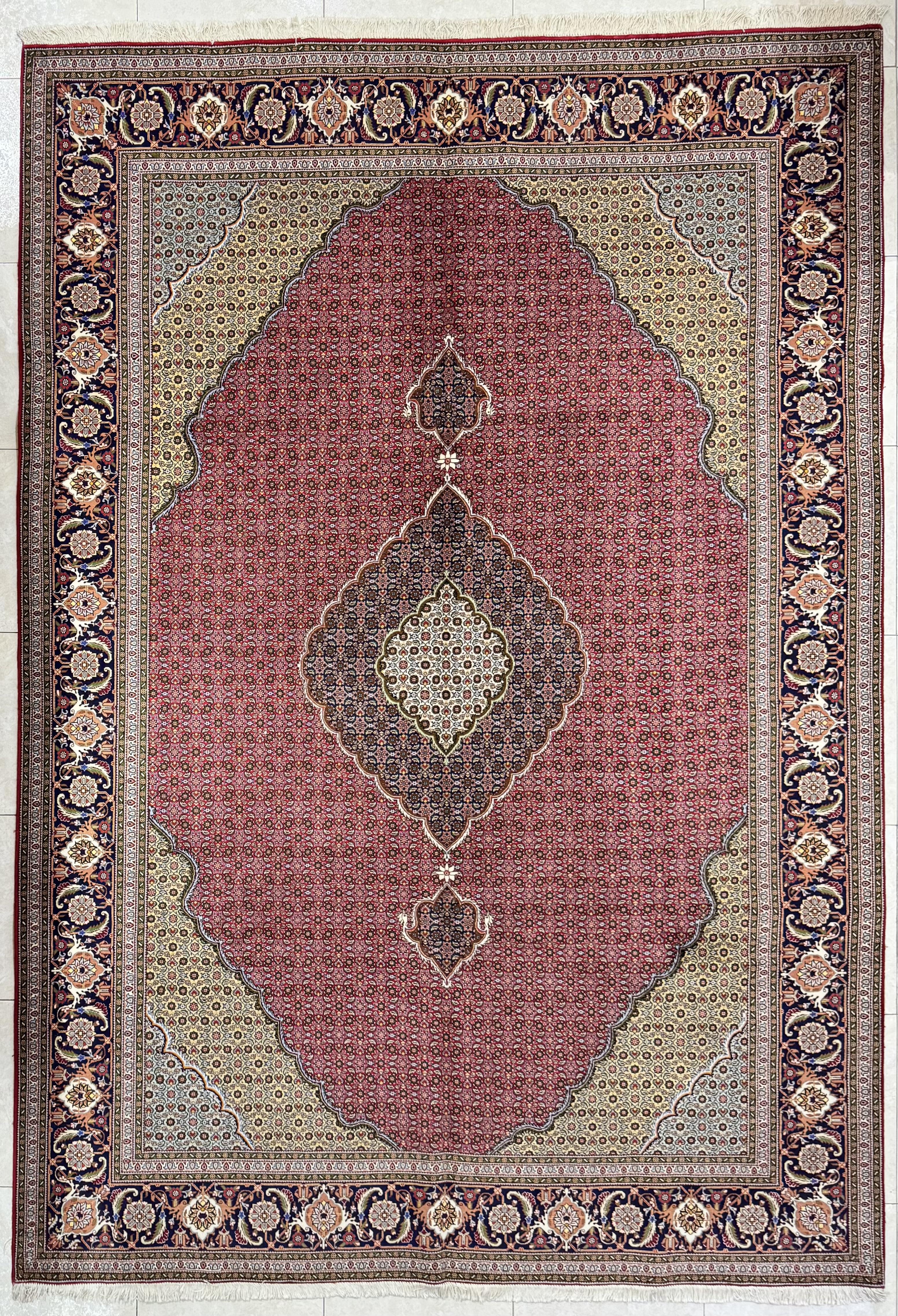 Tappeto Persiano Tabriz Extra Fine 208×307 cm