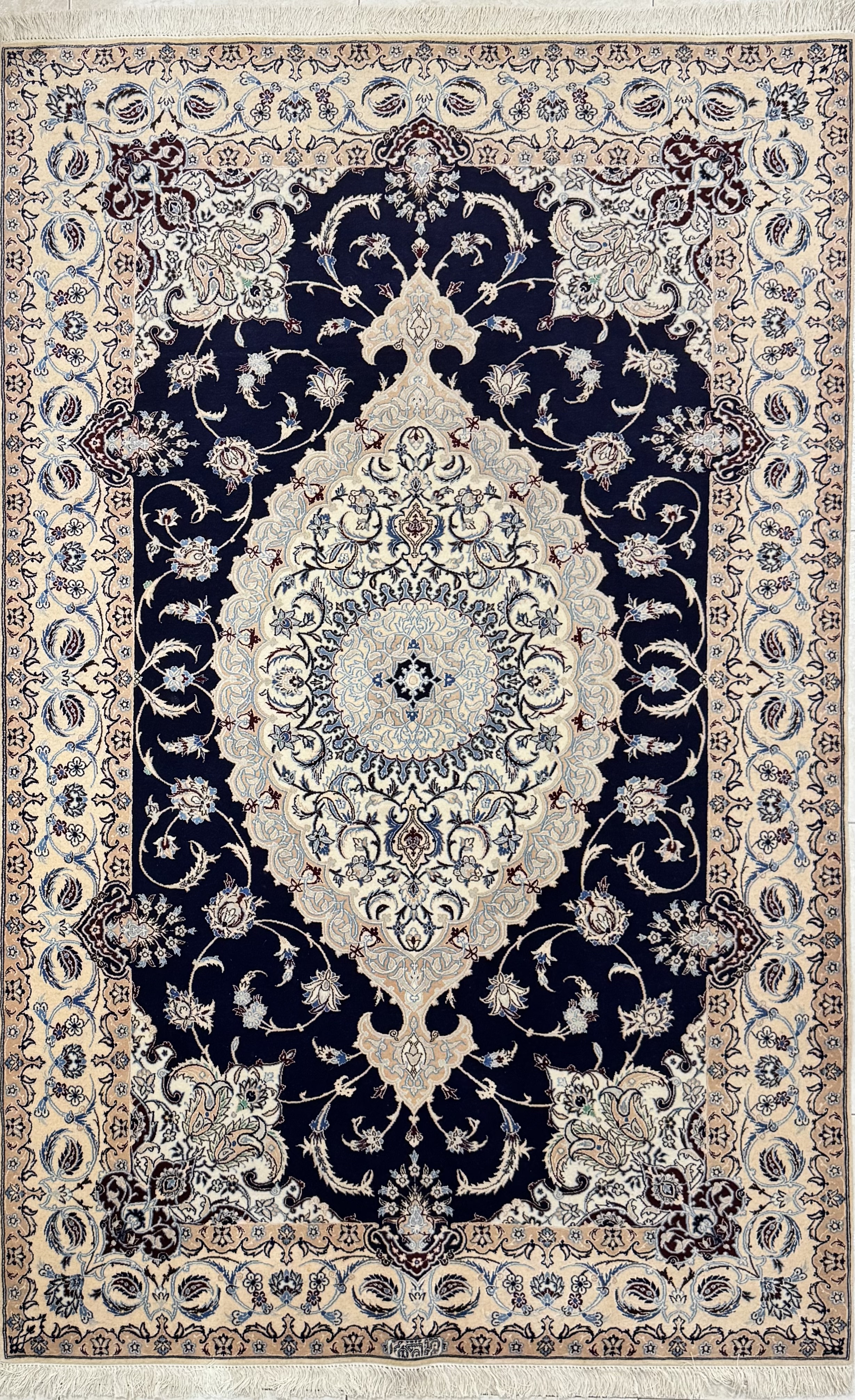 Tappeto Nain 6 Fili Ex Fine 133×209 cm