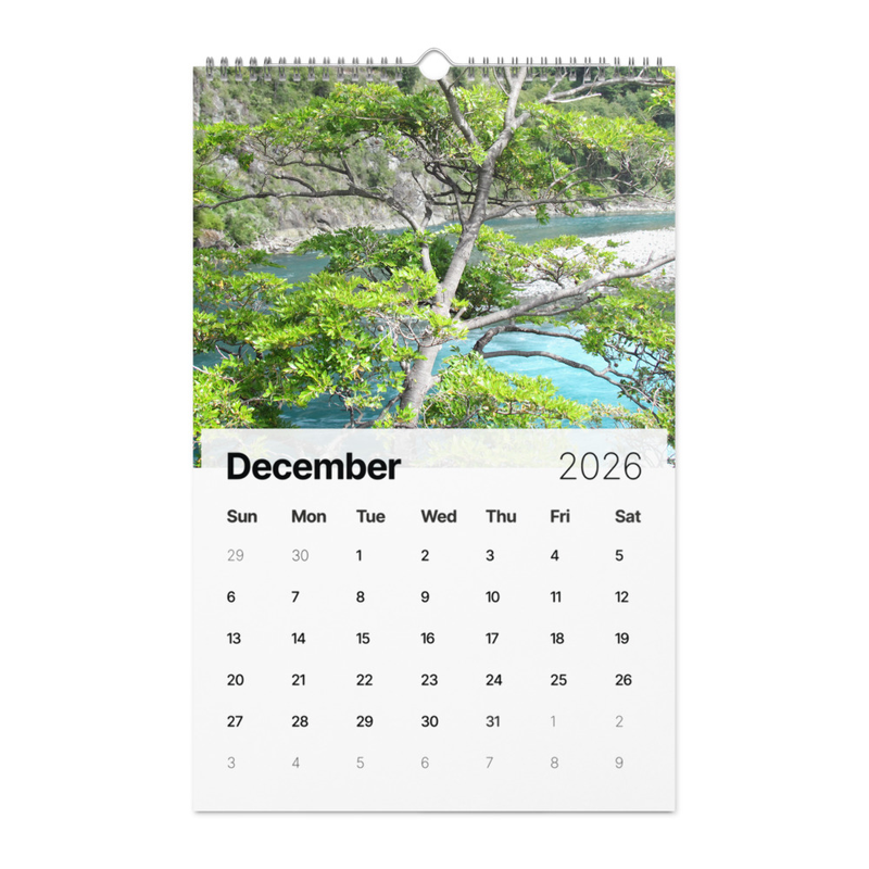 Calendario Chile 2026 - Edición Sur Austral