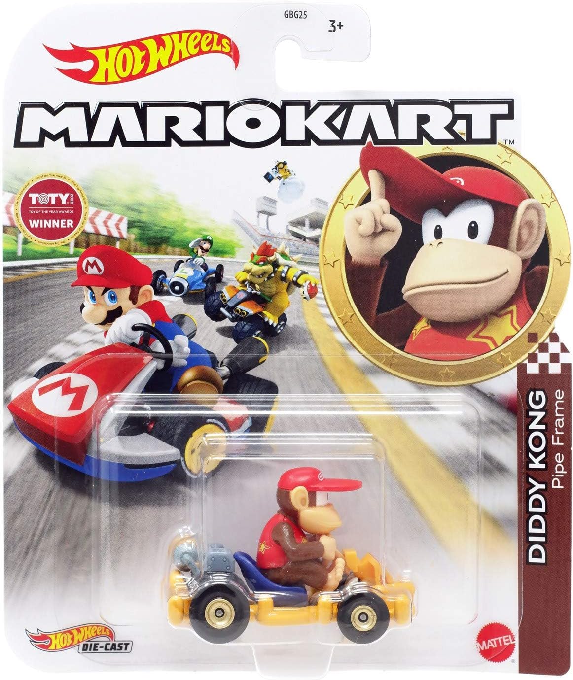Hot Wheels Mario Kart Diddy Kong