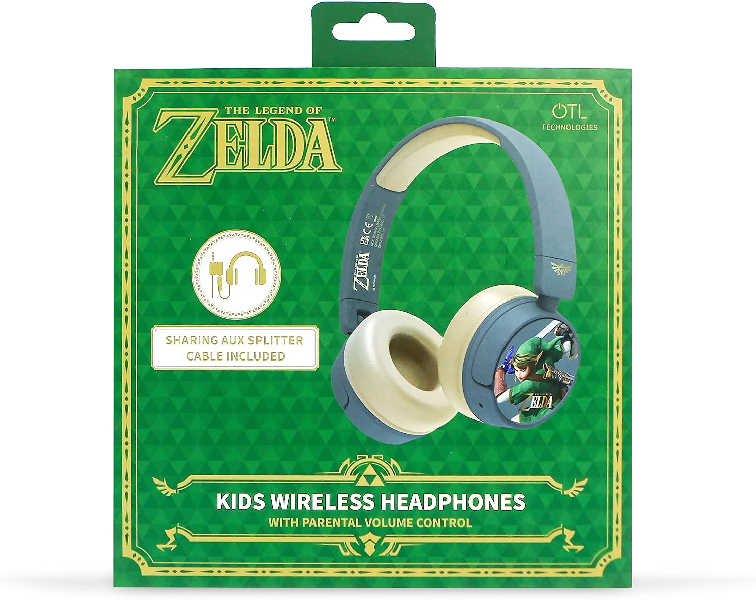Auriculares inalámbricos Zelda para niños