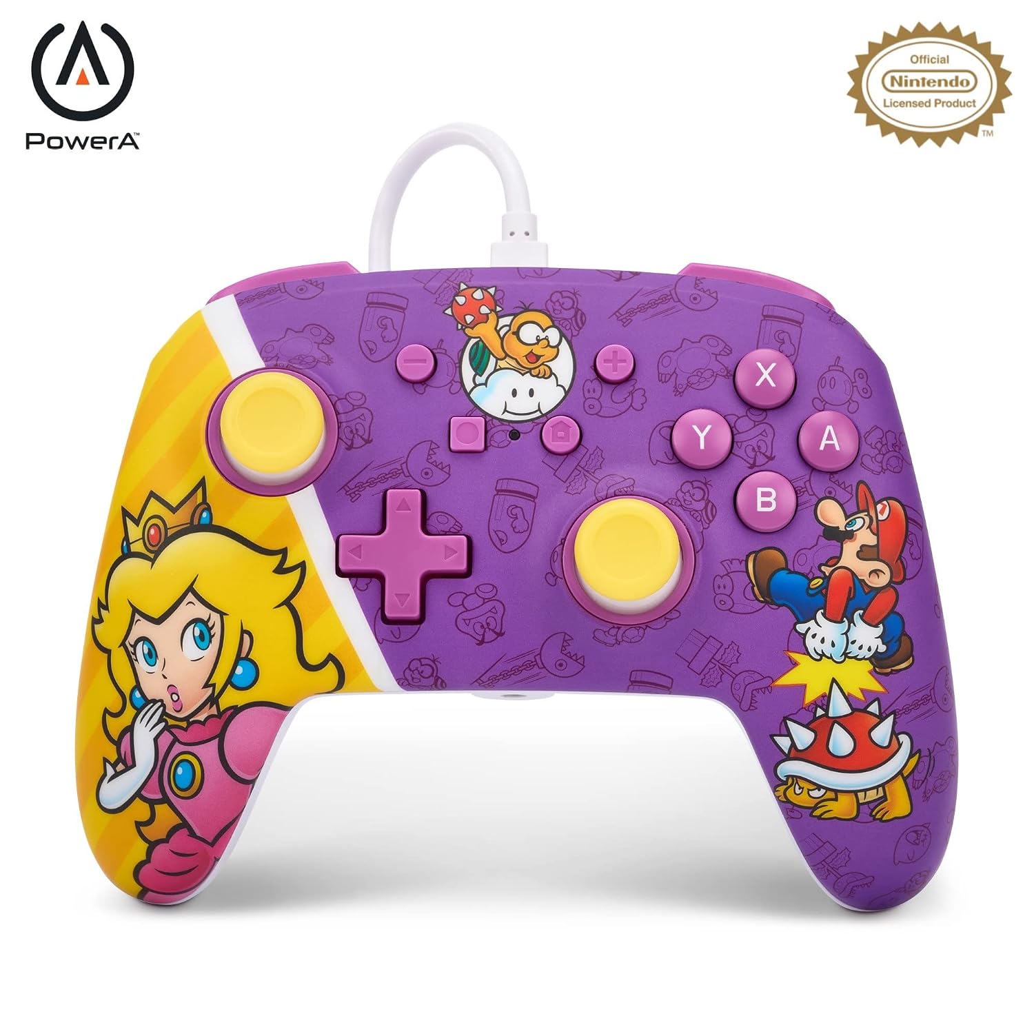 Control PowerA Edición Princesa Peach