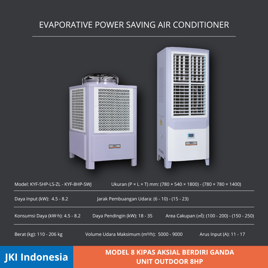 Evaporative Power Saving Air Conditioner