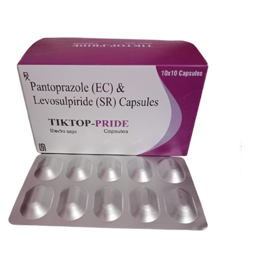 TIKTOP-PRIDE Pantoprazole (EC) & Levosulpiride (SR) Capsules