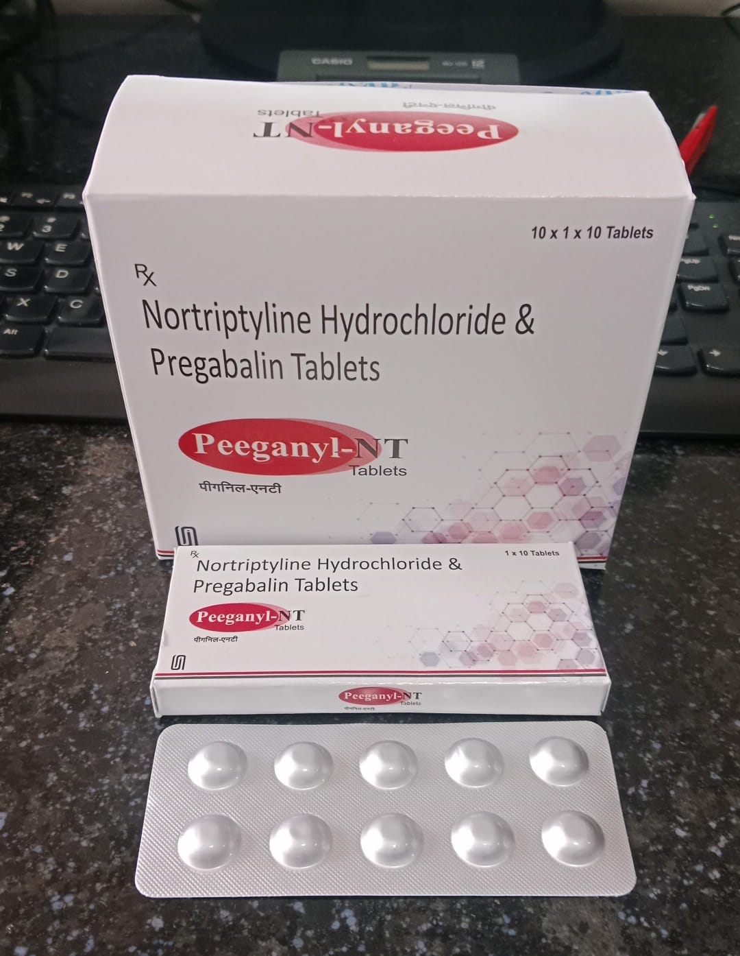 Nortriptyline Hydrochloride & Pregabalin Tablets