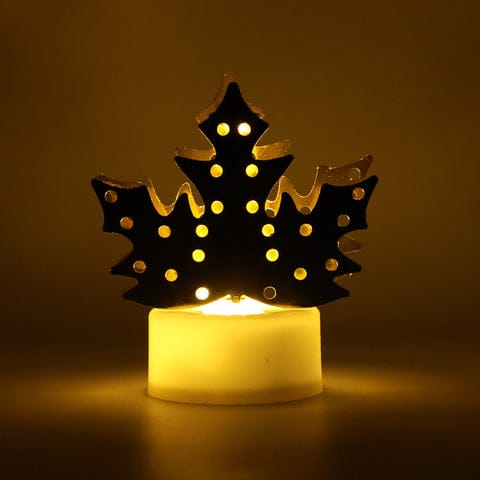 Maple Leaf Decorative LED Candle