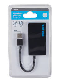 4 USB Ports with USB Adaptor