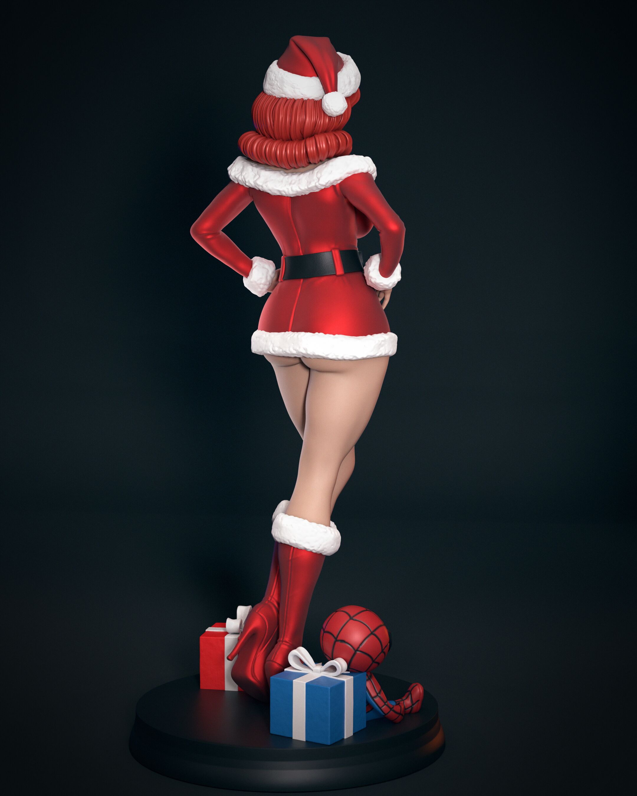 Santa Lady Figurine