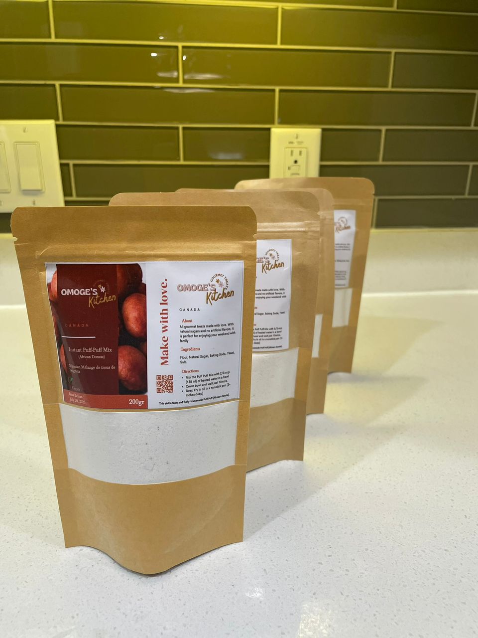 Omoges Puff-Puff Mix - Original Sweet (550g)