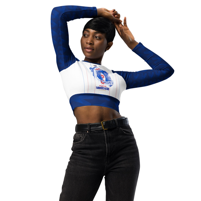 "Identidadi" Long-sleeve crop top By: Kryôl