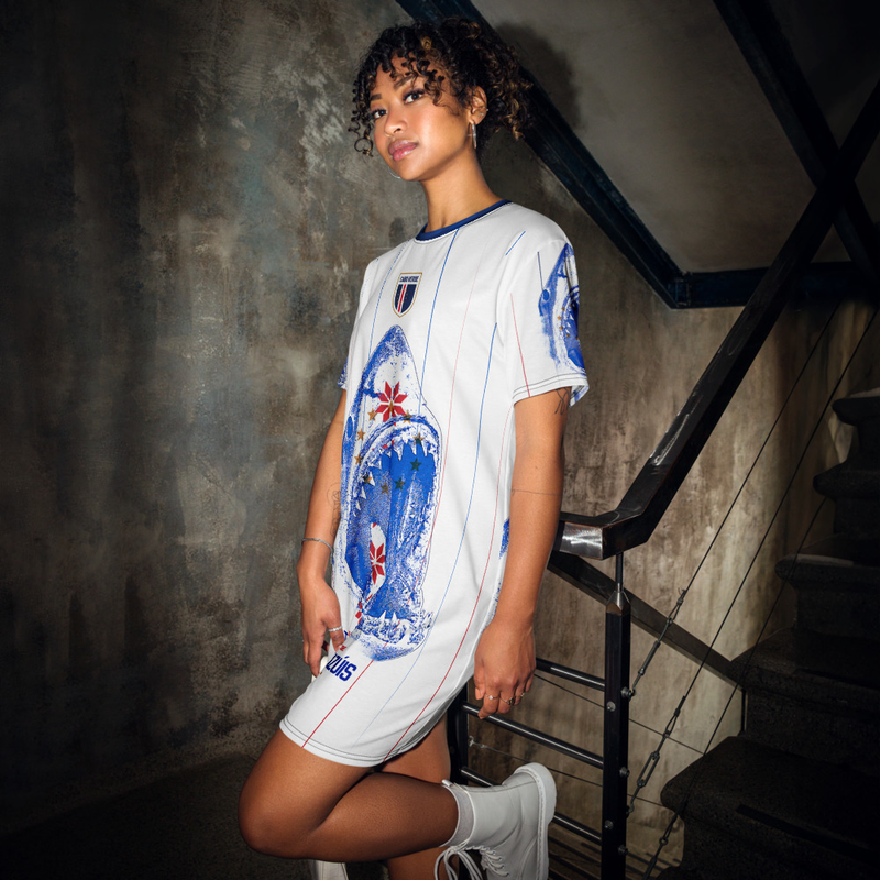 "Tubaron" T-shirt dress By:Kryôl