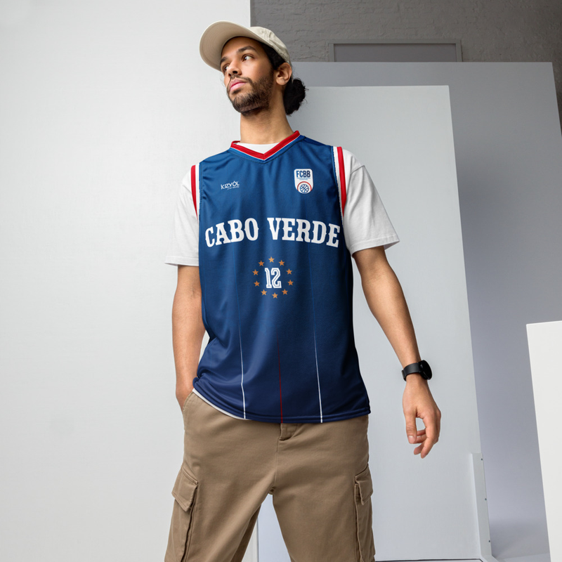 "Mar Azul"Unisex basketball jersey by: Kriôl copy