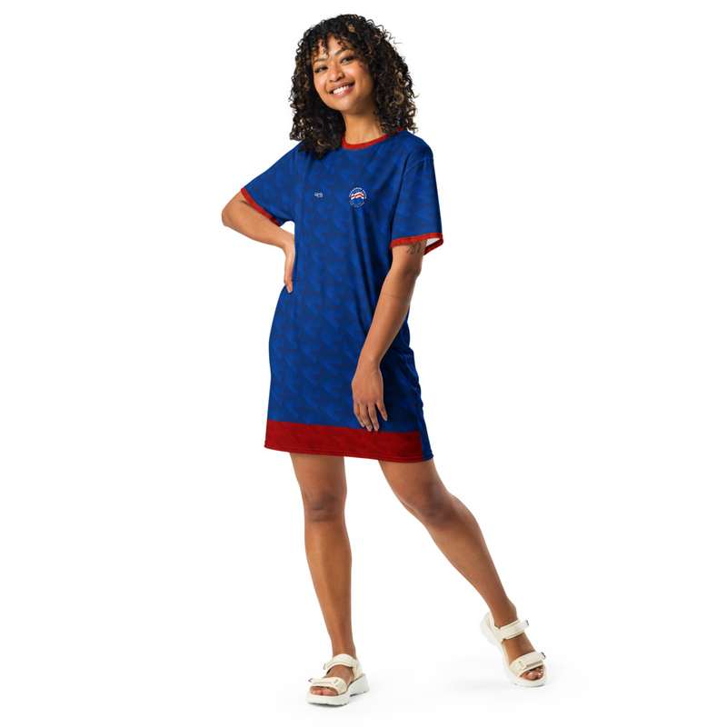"Mar Azul" T-shirt dress  by: Kryôl