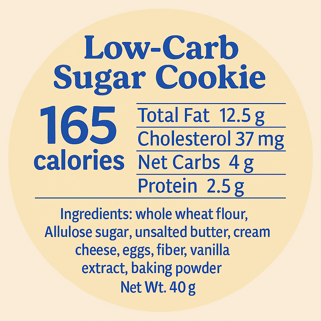 Low-Carb Sugar Cookie 12 Pack