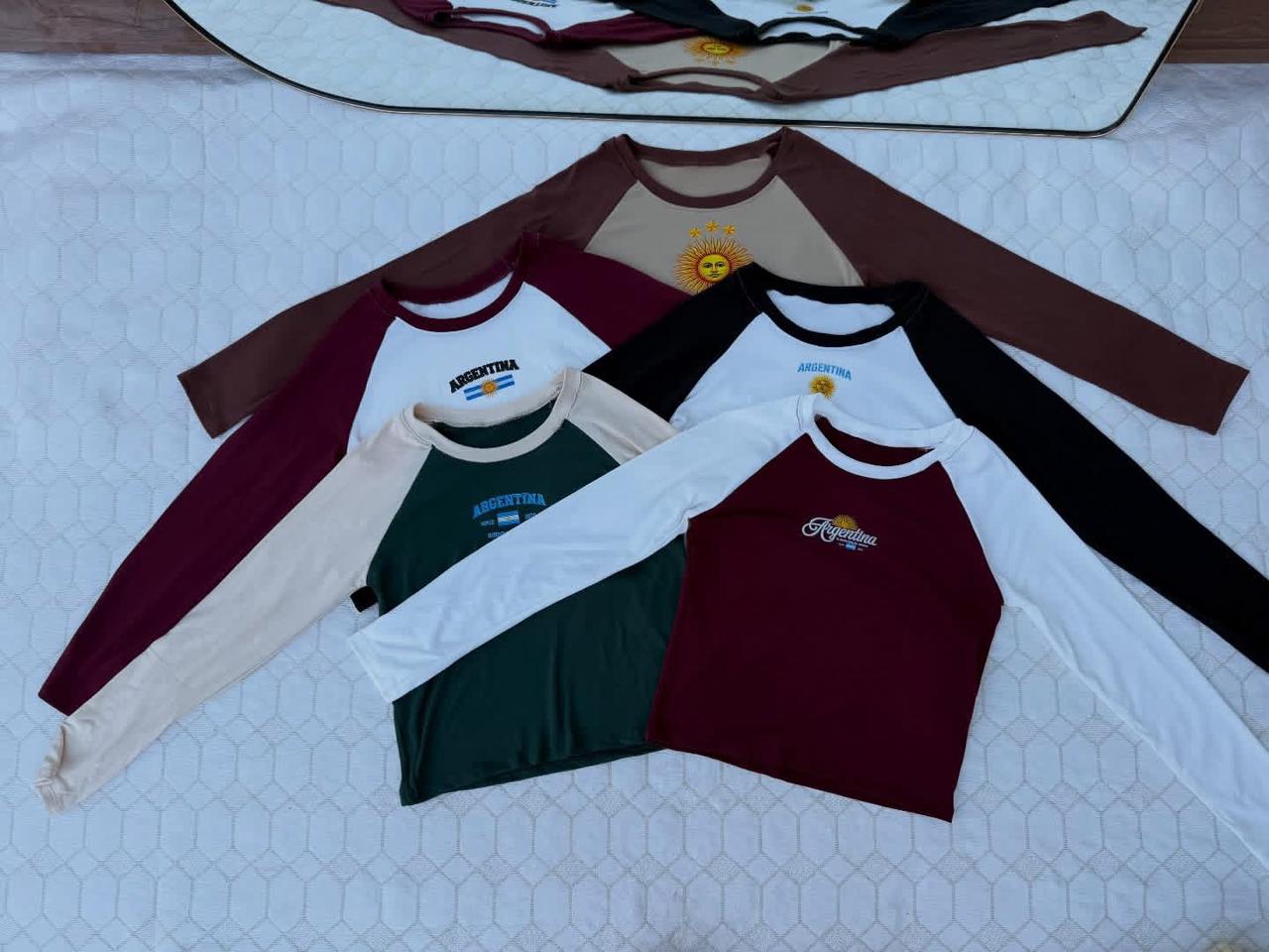 Remeras Manga Larga Estampadas