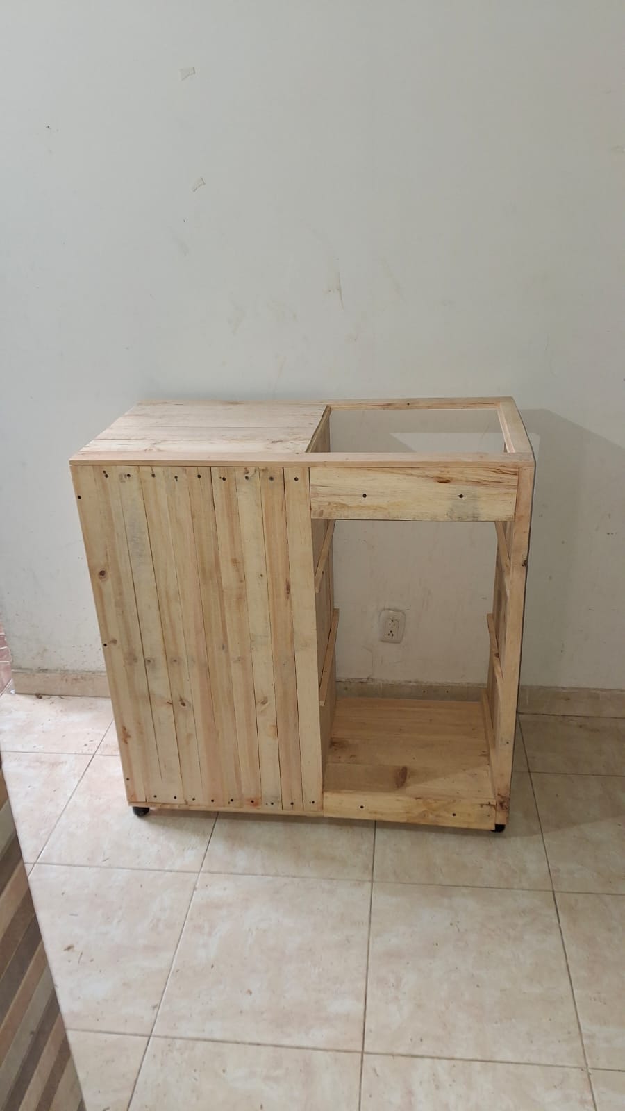 Barra de madera artesanal