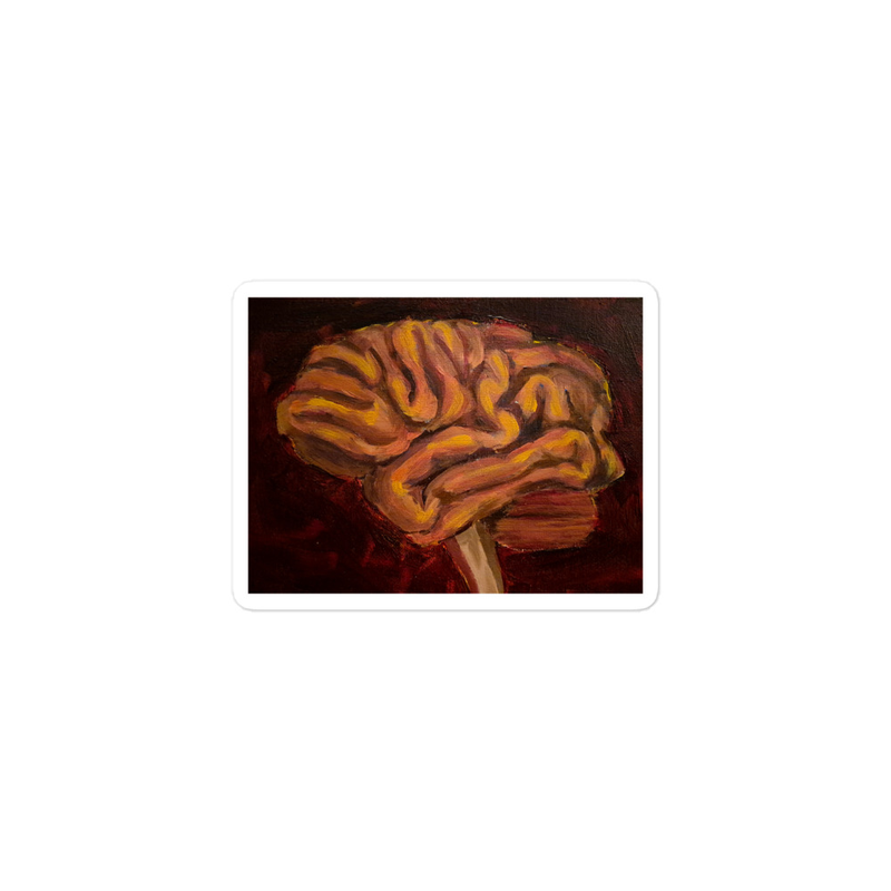 "Brains" Sticker