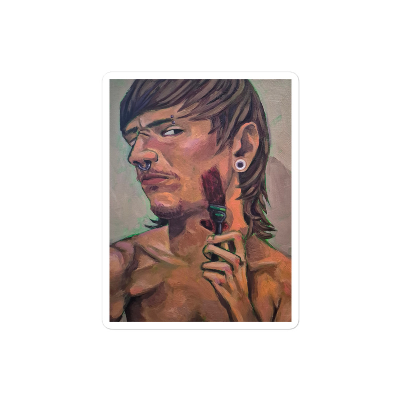 "Shaving" Sticker
