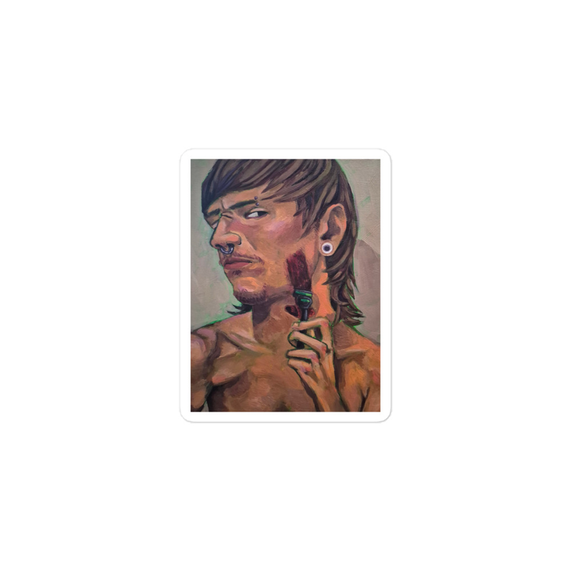 "Shaving" Sticker