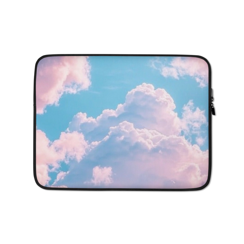 Cotton Candy Clouds Laptop Sleeve