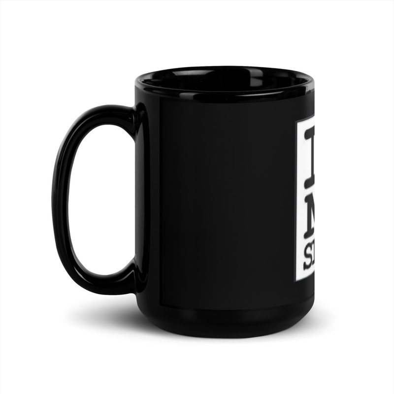 I Love my Sister Black Glossy Mug